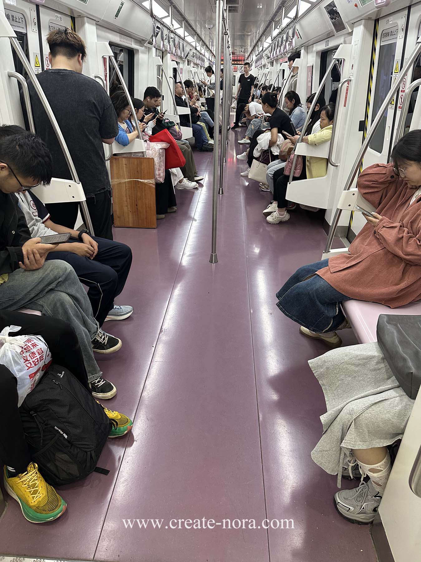 the photo of nora rubber flooring in Xian Metro 5
